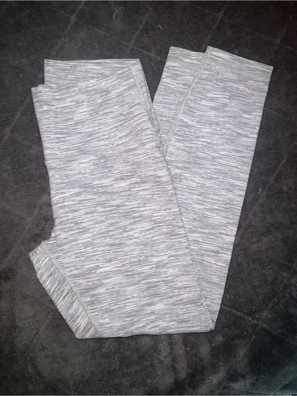 lululemon athletica Light Grey Marled Leggings